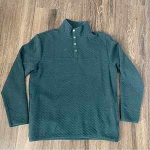 Quilted Sonoma 1/4 Snap Pullover - L